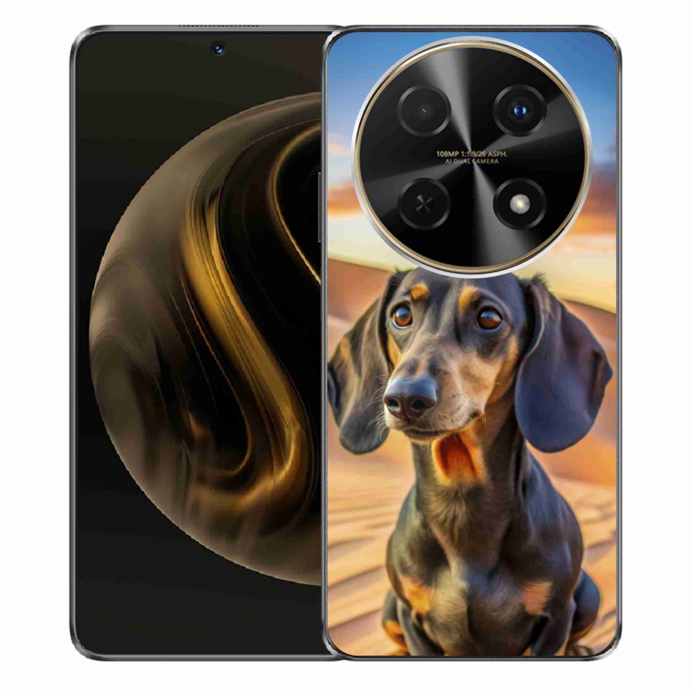 Gelový kryt mmCase na Huawei Nova 12i - jezevčík 3 