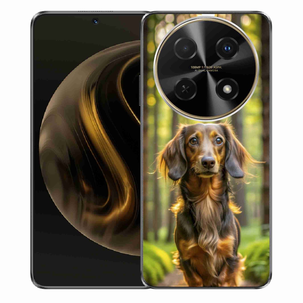 Gelový kryt mmCase na Huawei Nova 12i - jezevčík 4