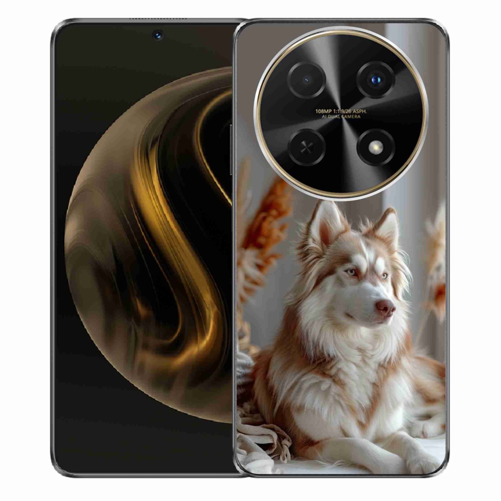 Gelový kryt mmCase na Huawei Nova 12i - klidný sibiřský husky