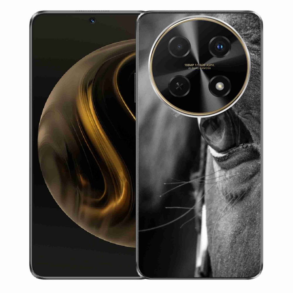 Gelový kryt mmCase na Huawei Nova 12i - koňský pohled