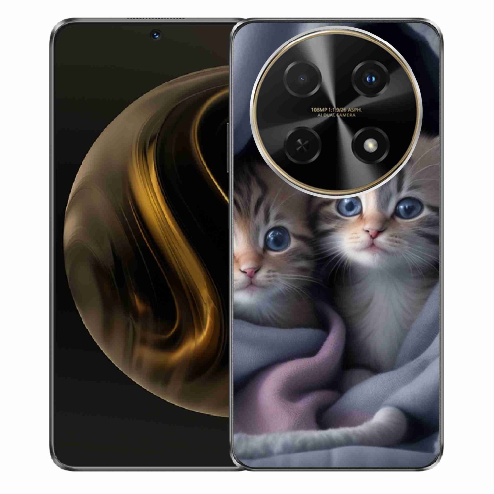 Gelový kryt mmCase na Huawei Nova 12i - kočičí duo 2