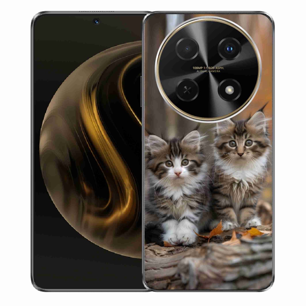Gelový kryt mmCase na Huawei Nova 12i - kočičí duo 3