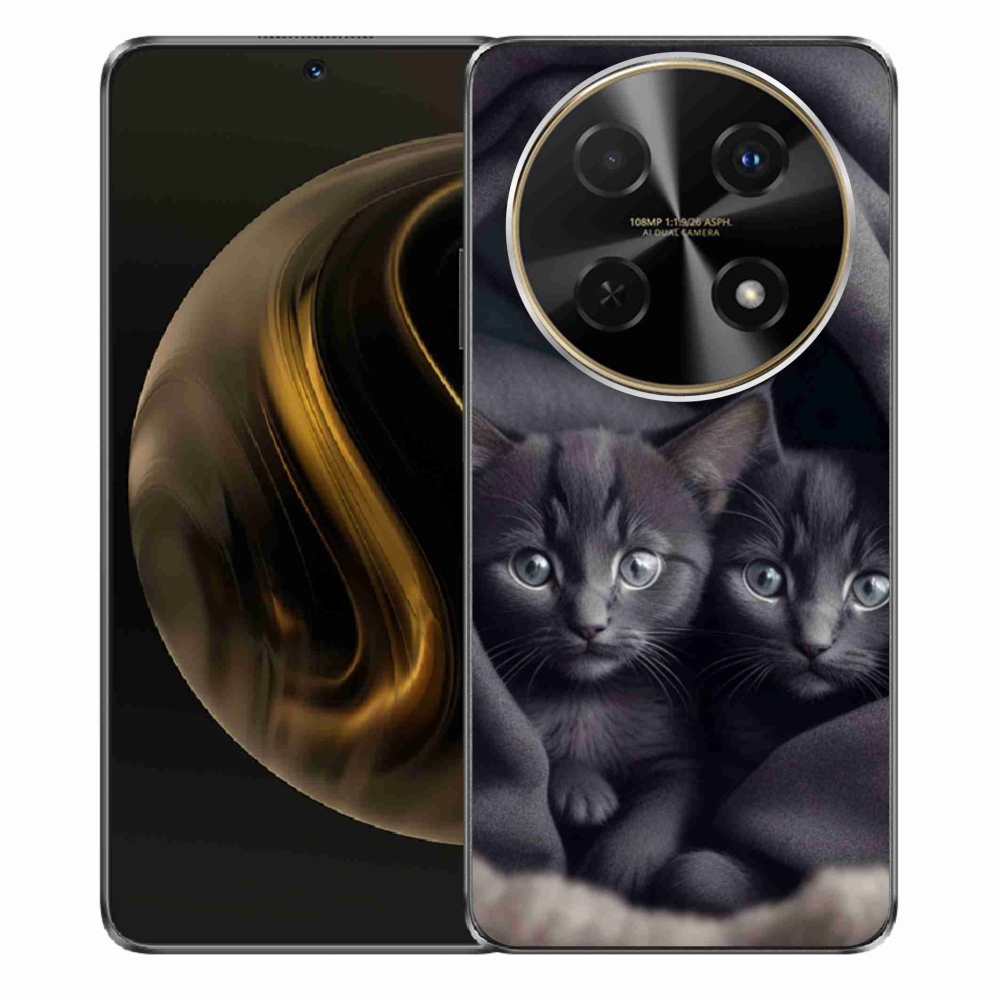 Gelový kryt mmCase na Huawei Nova 12i - kočičí duo