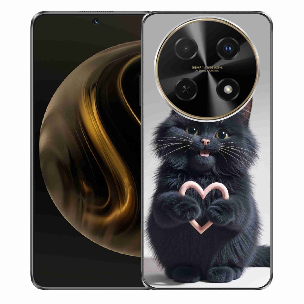Gelový kryt mmCase na Huawei Nova 12i - kočičí láska 3