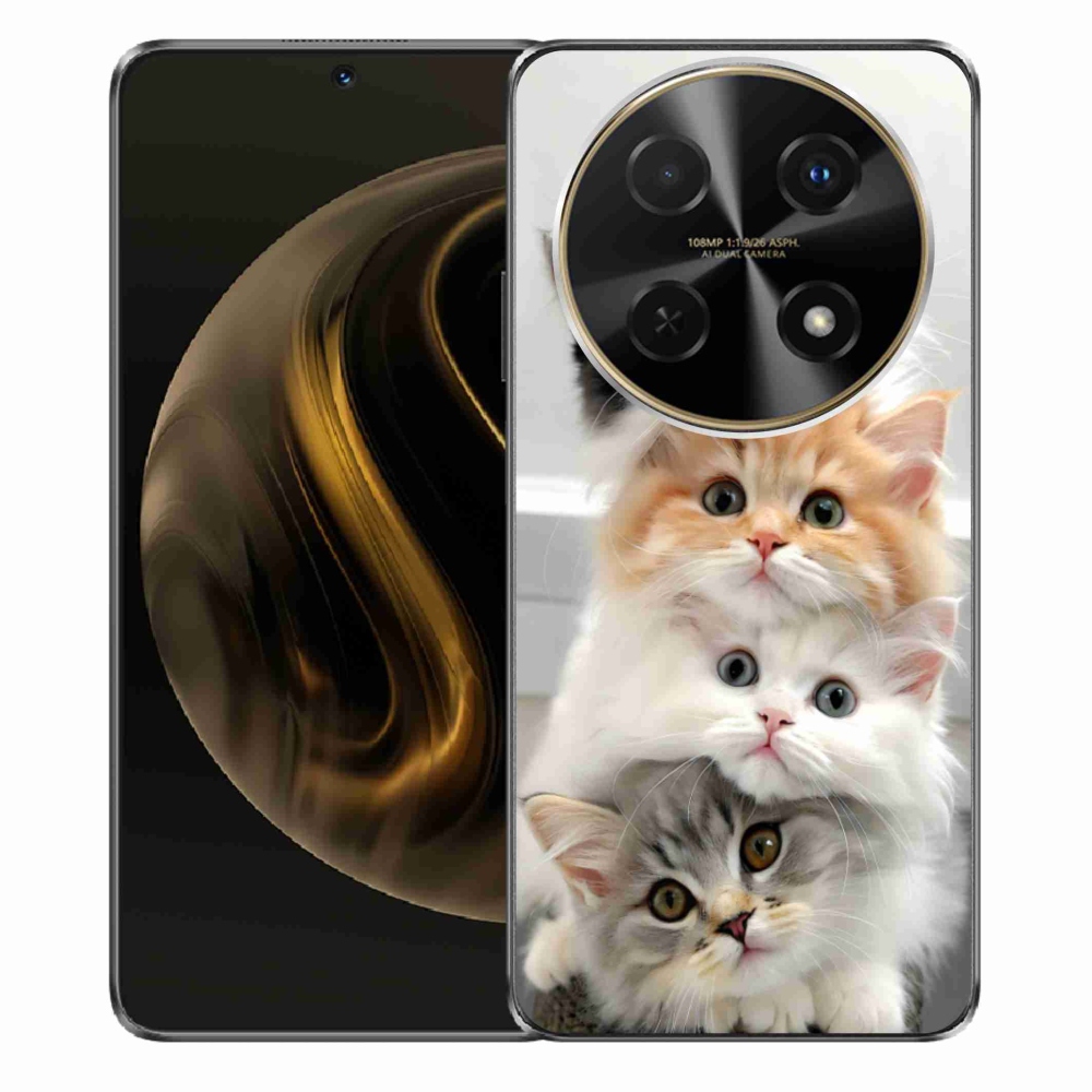 Gelový kryt mmCase na Huawei Nova 12i - kočičí parta