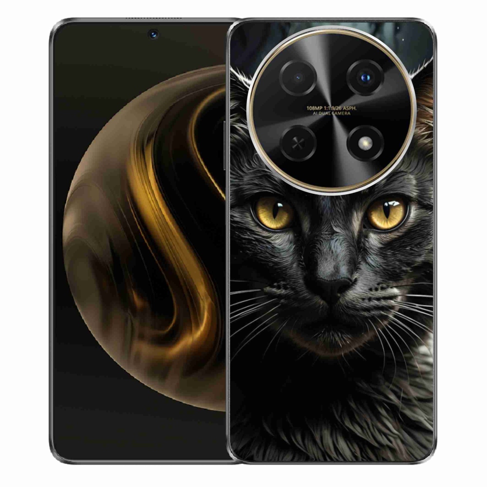 Gelový kryt mmCase na Huawei Nova 12i - kočičí pohled 3