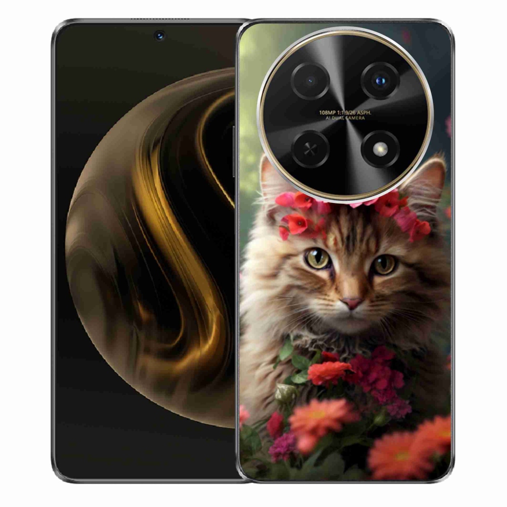 Gelový kryt mmCase na Huawei Nova 12i - kočíčí princezna