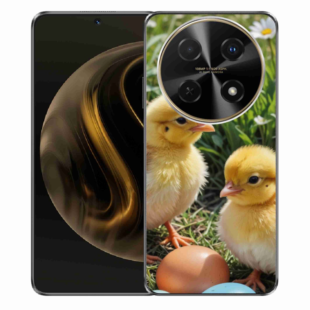 Gelový kryt mmCase na Huawei Nova 12i - kuřátka