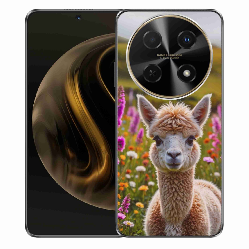 Gelový kryt mmCase na Huawei Nova 12i - lama na louce