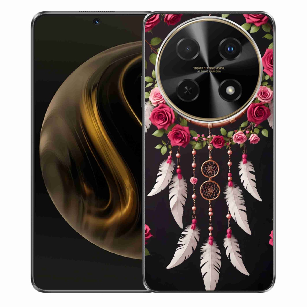 Gelový kryt mmCase na Huawei Nova 12i - lapač snů s růžemi