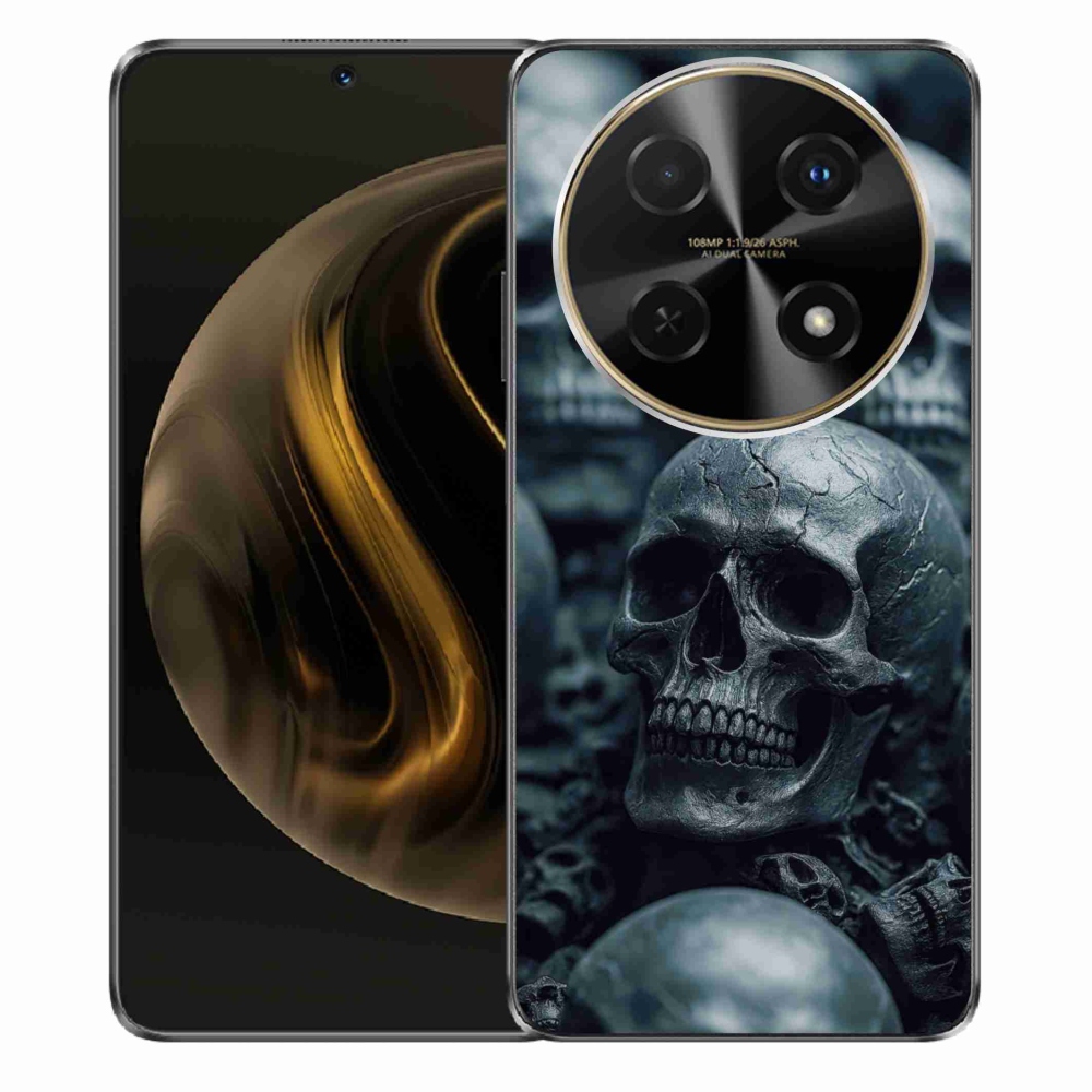 Gelový kryt mmCase na Huawei Nova 12i - lebka 2