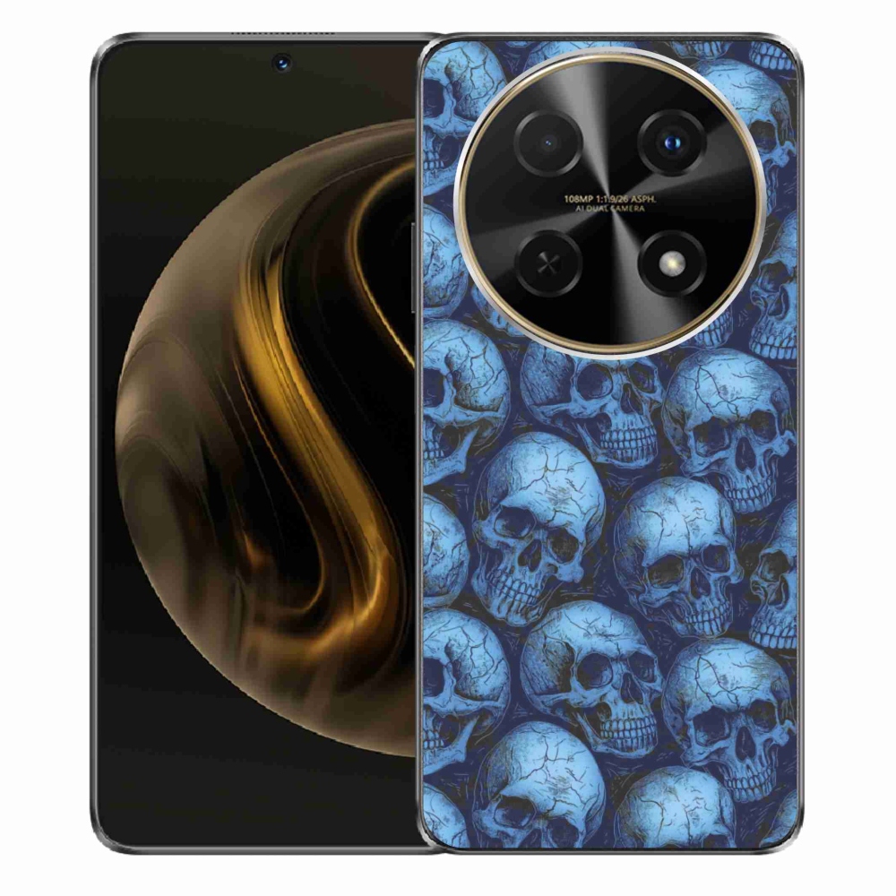 Gelový kryt mmCase na Huawei Nova 12i - lebky