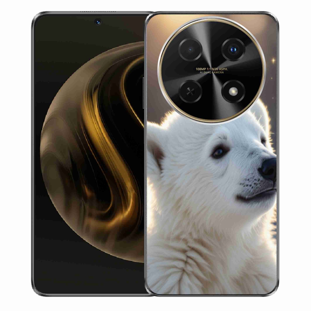 Gelový kryt mmCase na Huawei Nova 12i - lední medvěd