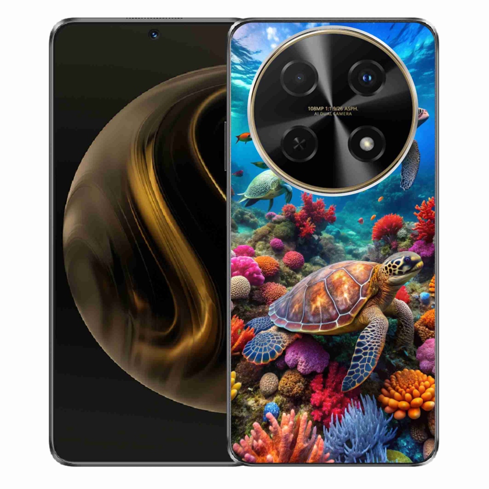 Gelový kryt mmCase na Huawei Nova 12i - mořský svět 2