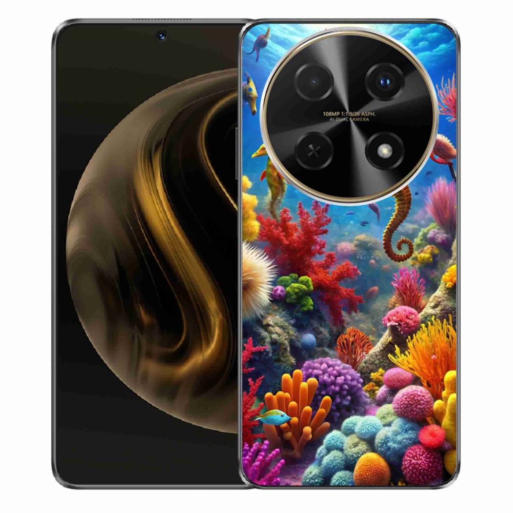Gelový kryt mmCase na Huawei Nova 12i - mořský svět 3