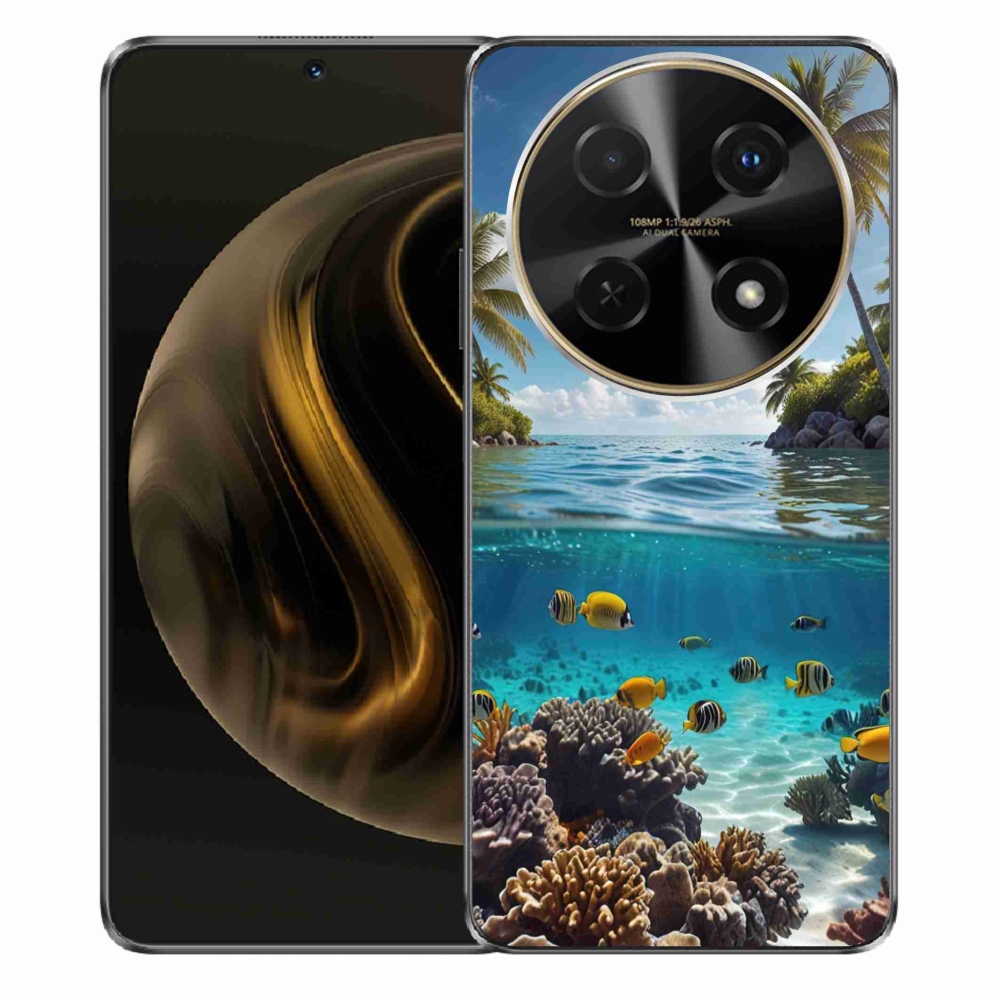 Gelový kryt mmCase na Huawei Nova 12i - mořský svět 4