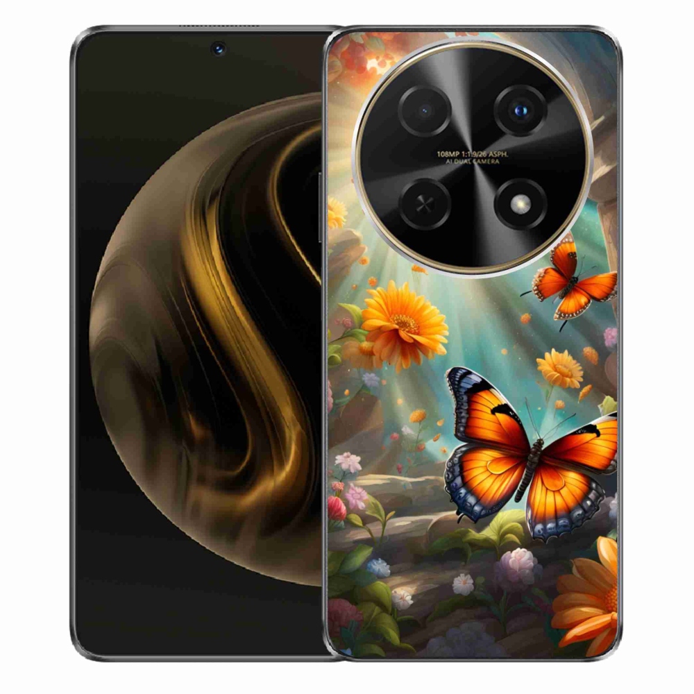 Gelový kryt mmCase na Huawei Nova 12i - motýlí zahrada 2