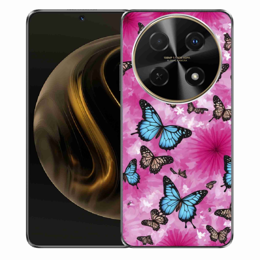 Gelový kryt mmCase na Huawei Nova 12i - motýlí zahrada