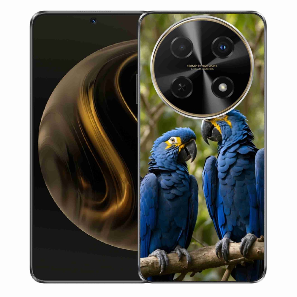 Gelový kryt mmCase na Huawei Nova 12i - papouščí duo