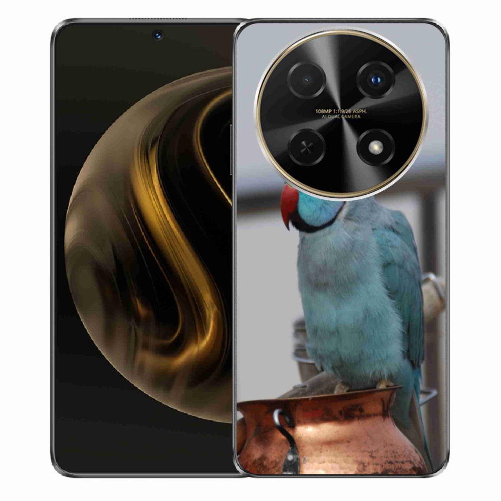 Gelový kryt mmCase na Huawei Nova 12i - papoušek alexandr modrý
