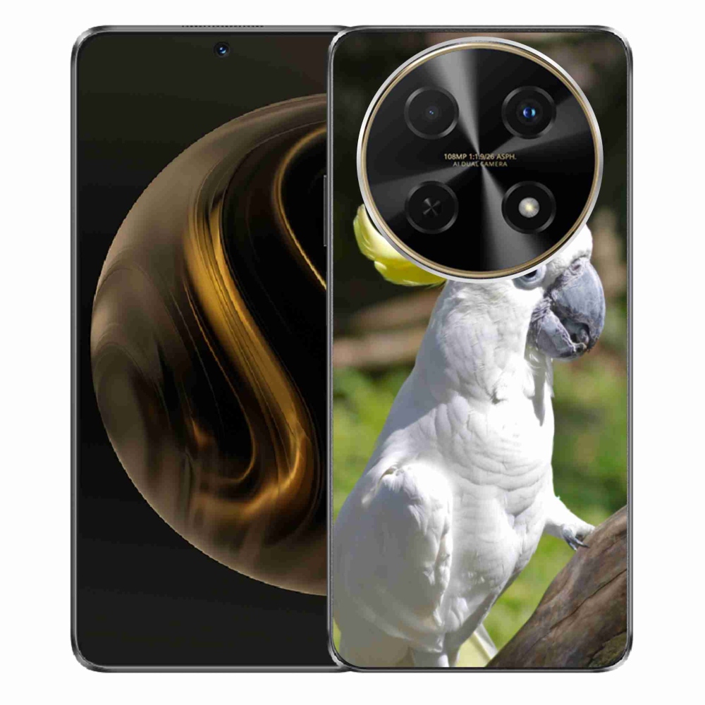 Gelový kryt mmCase na Huawei Nova 12i - papoušek kakadu 2