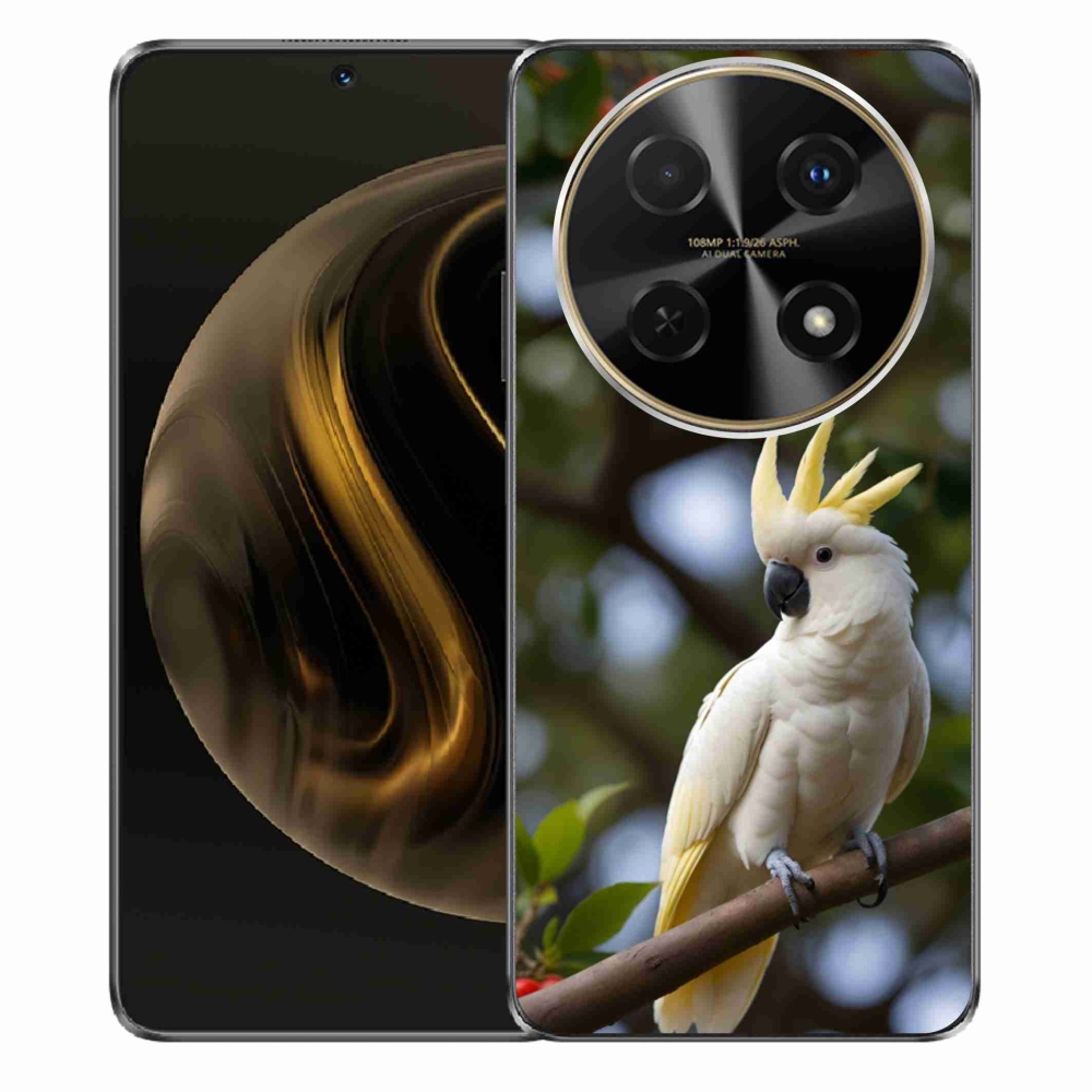 Gelový kryt mmCase na Huawei Nova 12i - papoušek kakadu 3
