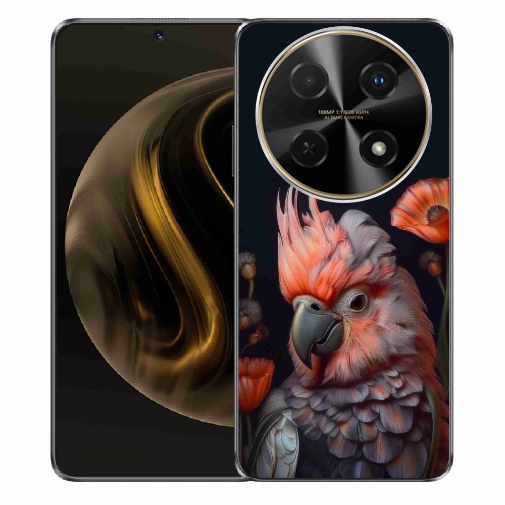 Gelový kryt mmCase na Huawei Nova 12i - papoušek kakadu v barvách