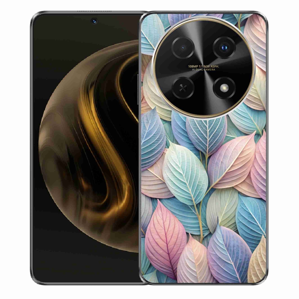 Gelový kryt mmCase na Huawei Nova 12i - pastelové listy