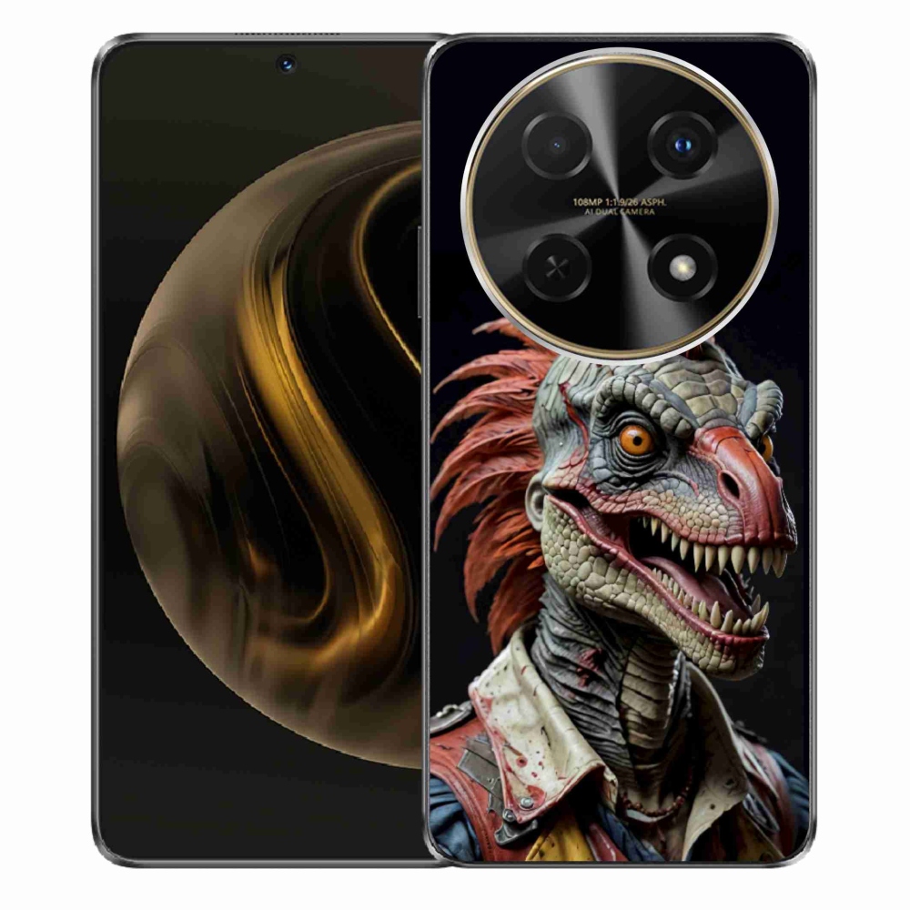 Gelový kryt mmCase na Huawei Nova 12i - punk dinosaurus