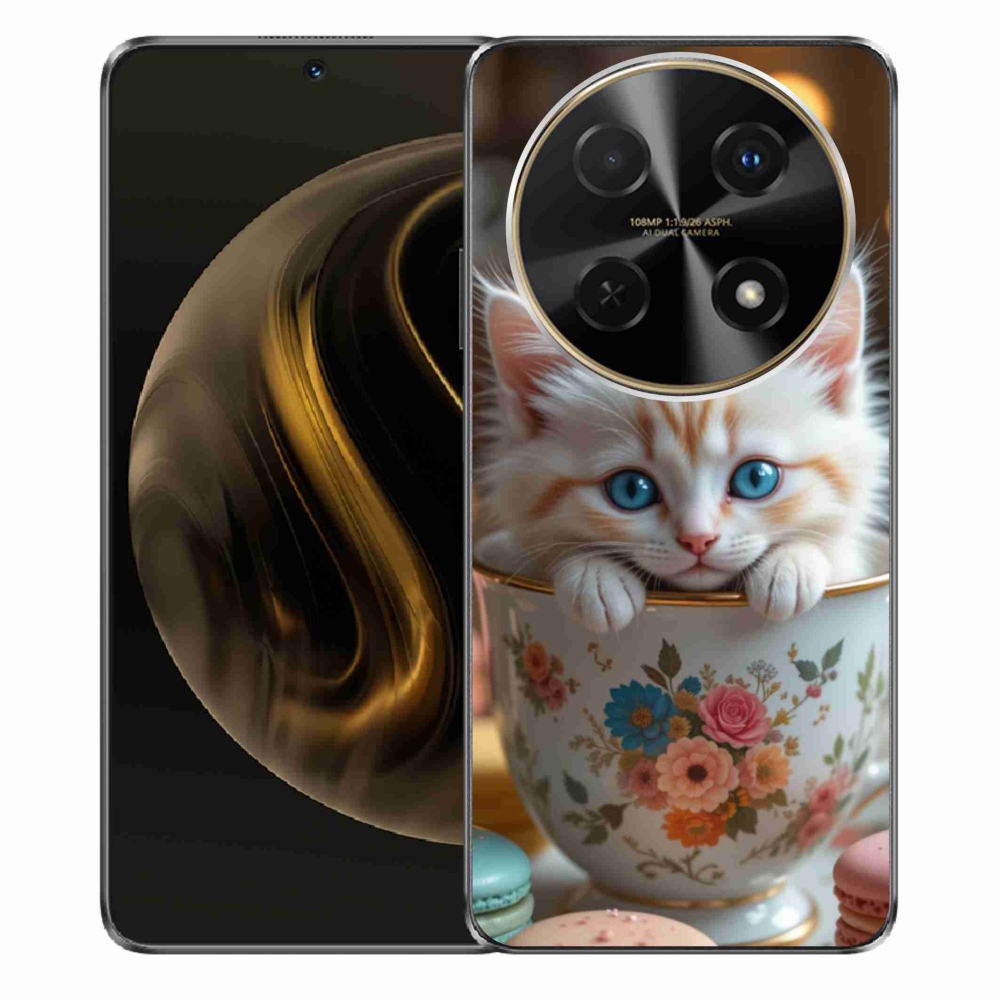 Gelový kryt mmCase na Huawei Nova 12i - roztomilé kotě 6