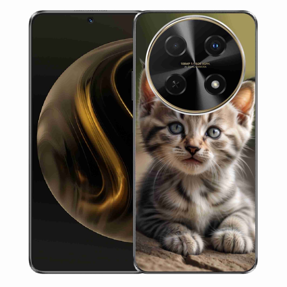 Gelový kryt mmCase na Huawei Nova 12i - roztomilé kotě 9