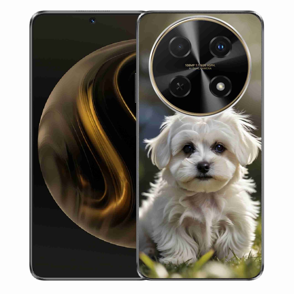Gelový kryt mmCase na Huawei Nova 12i - roztomilý maltézský psík