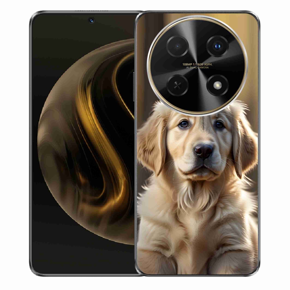 Gelový kryt mmCase na Huawei Nova 12i - roztomilý zlatý retrívr