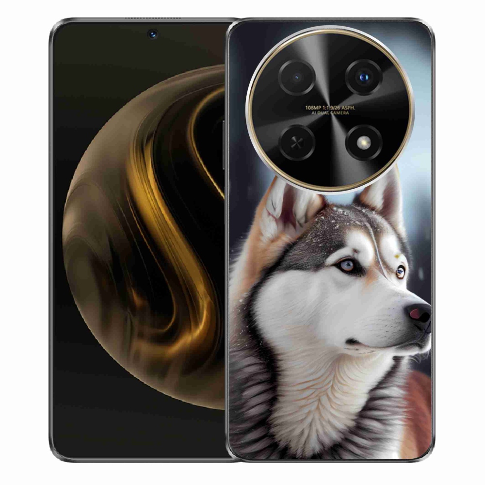 Gelový kryt mmCase na Huawei Nova 12i - sibiřský husky