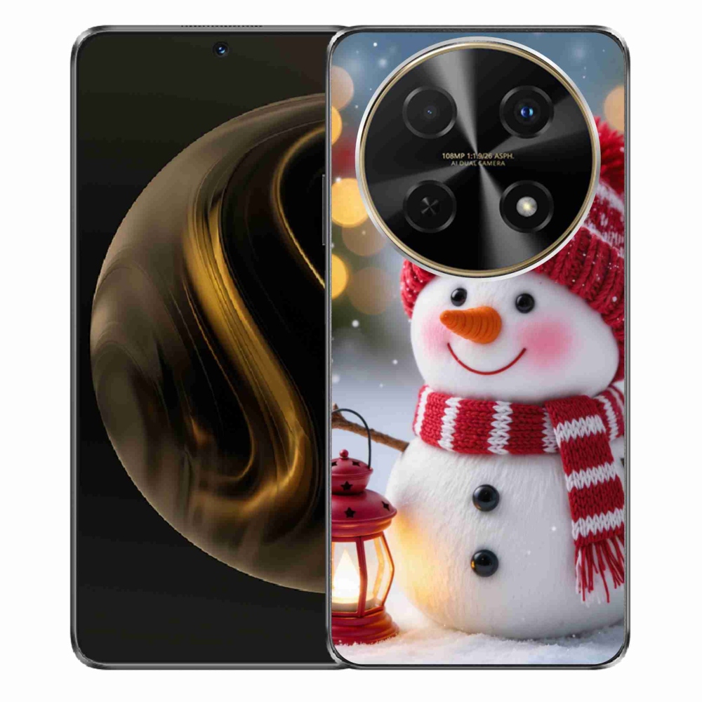 Gelový kryt mmCase na Huawei Nova 12i - sněhulák 2