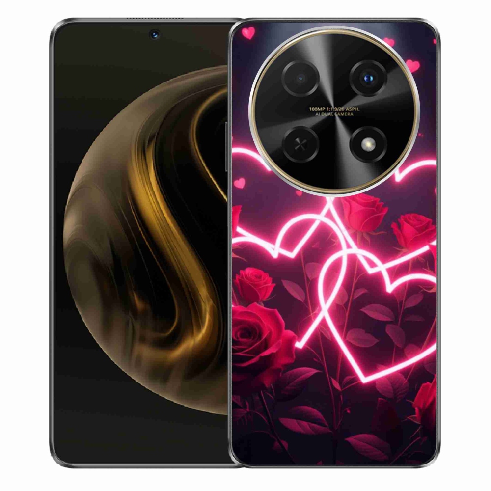Gelový kryt mmCase na Huawei Nova 12i - srdce lásky