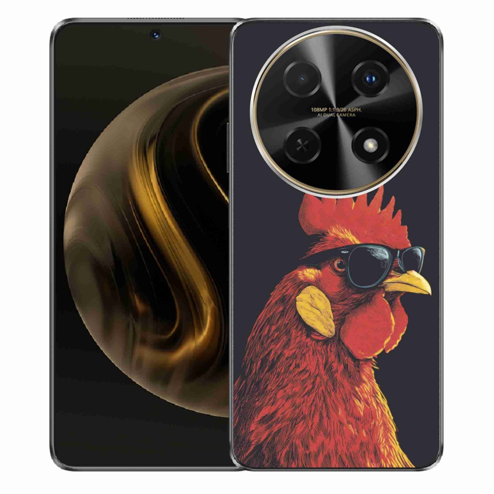 Gelový kryt mmCase na Huawei Nova 12i - stylový kohout