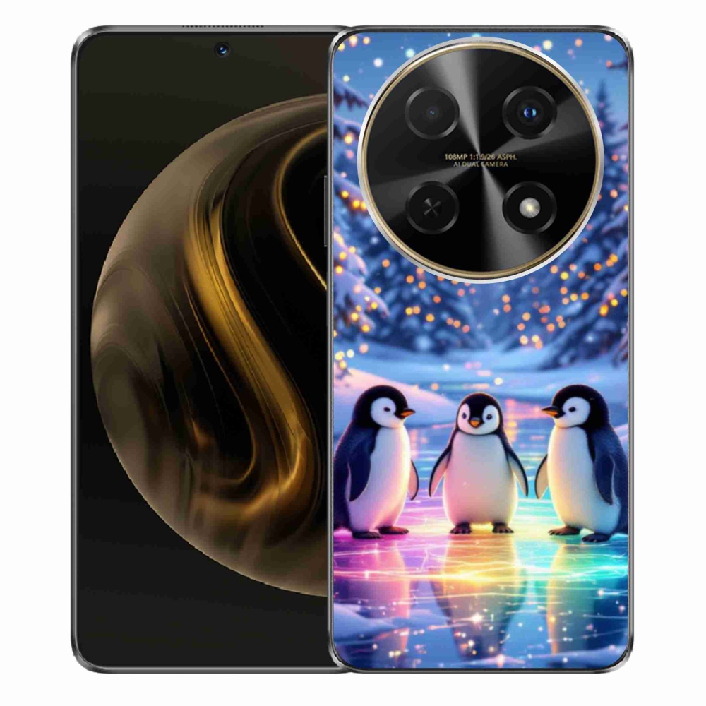 Gelový kryt mmCase na Huawei Nova 12i - tučnáci