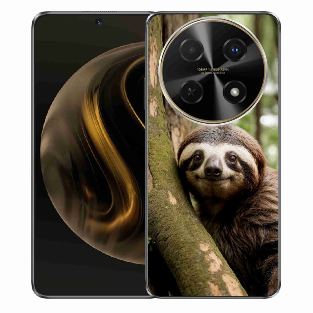 Gelový kryt mmCase na Huawei Nova 12i - usměvavý lenochod