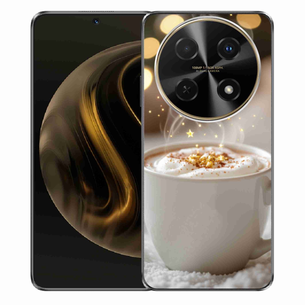 Gelový kryt mmCase na Huawei Nova 12i - vánoční horký nápoj
