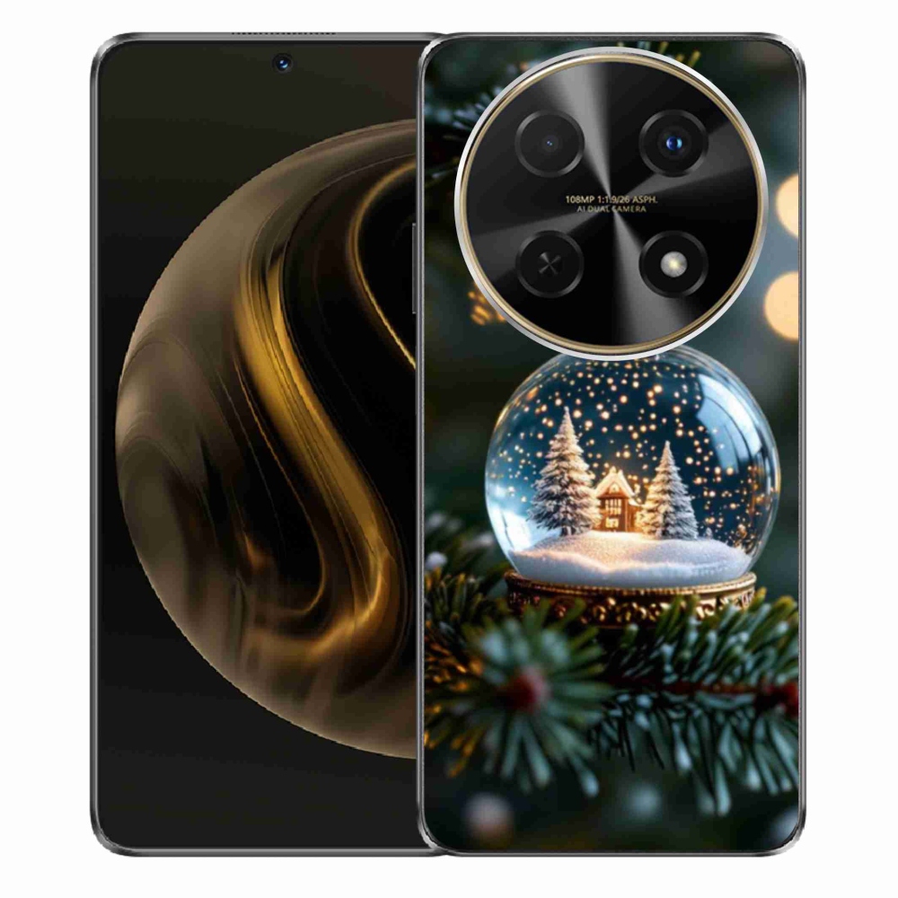 Gelový kryt mmCase na Huawei Nova 12i - vánoční koule 2