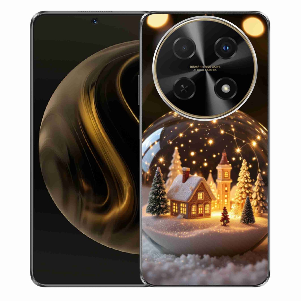 Gelový kryt mmCase na Huawei Nova 12i - vánoční koule 3