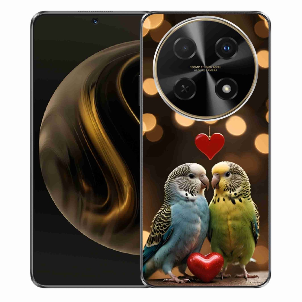 Gelový kryt mmCase na Huawei Nova 12i - zamilovaní papoušci