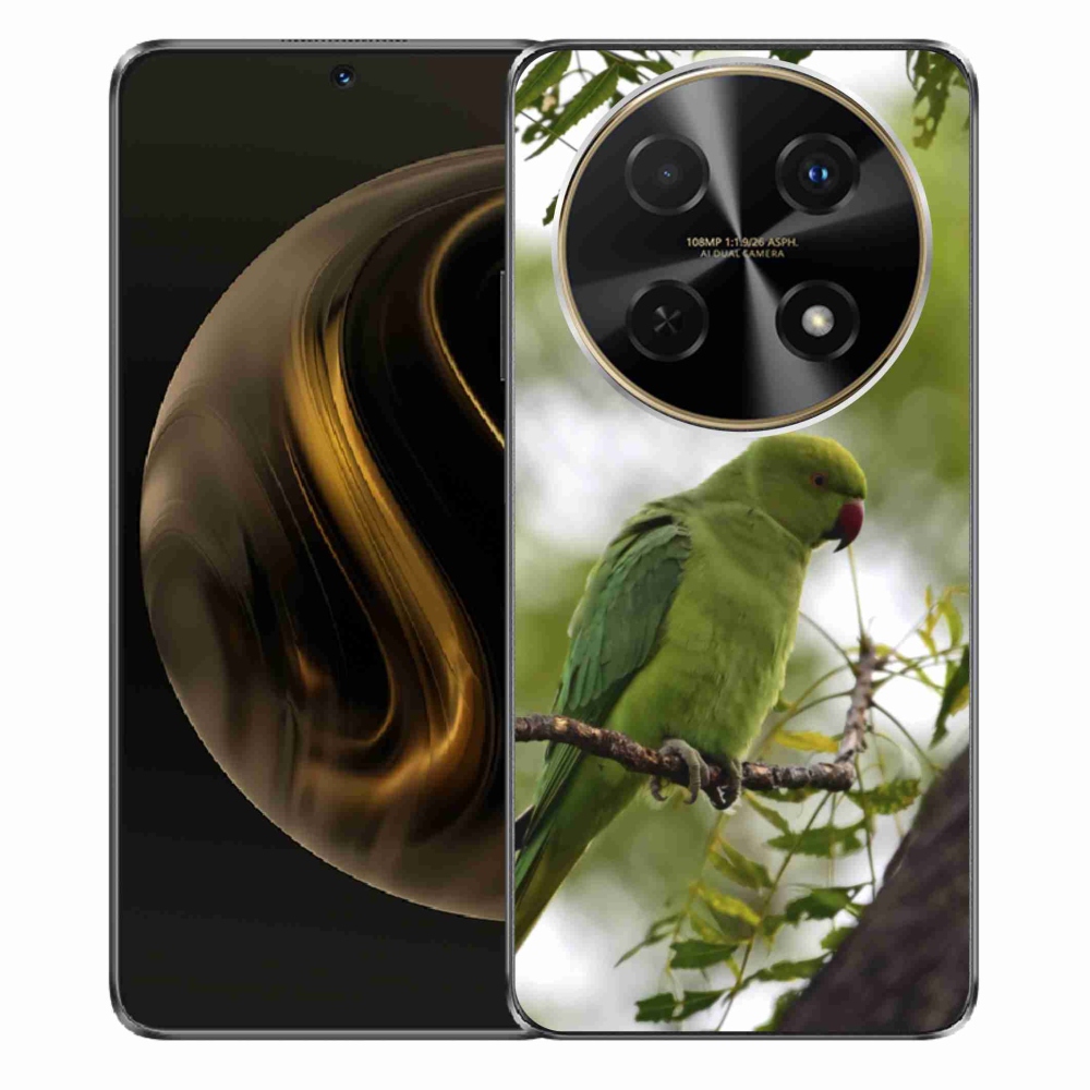 Gelový kryt mmCase na Huawei Nova 12i - zelený papoušek
