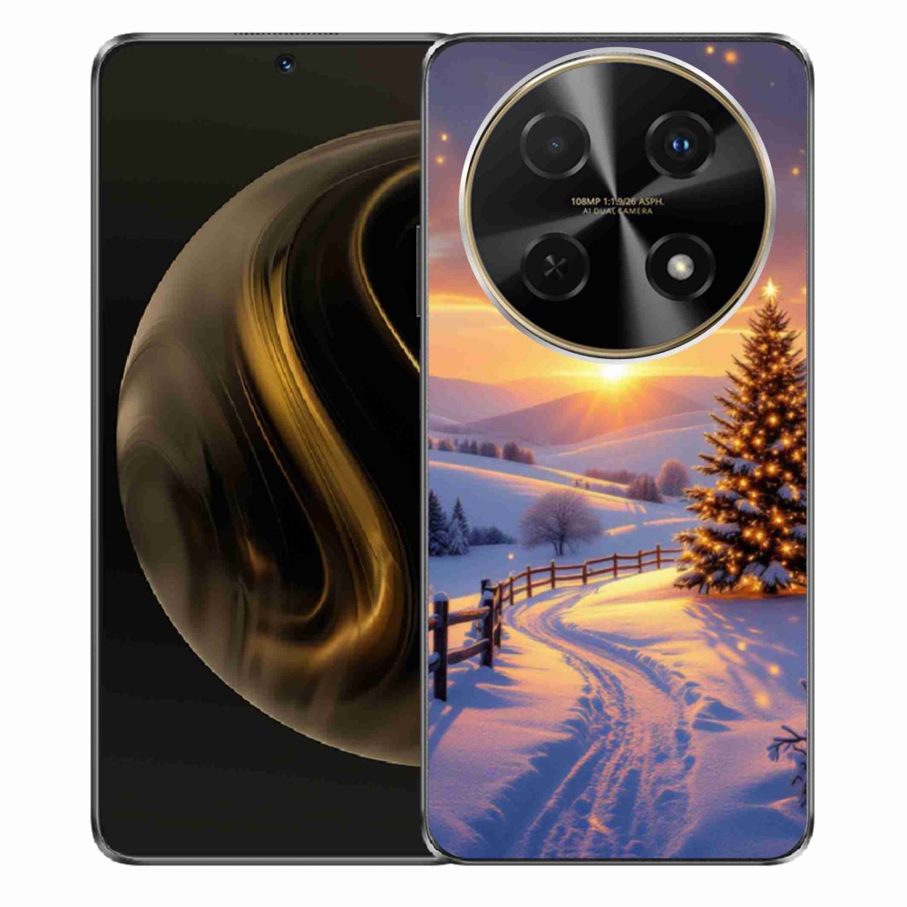 Gelový kryt mmCase na Huawei Nova 12i - zimní krajina