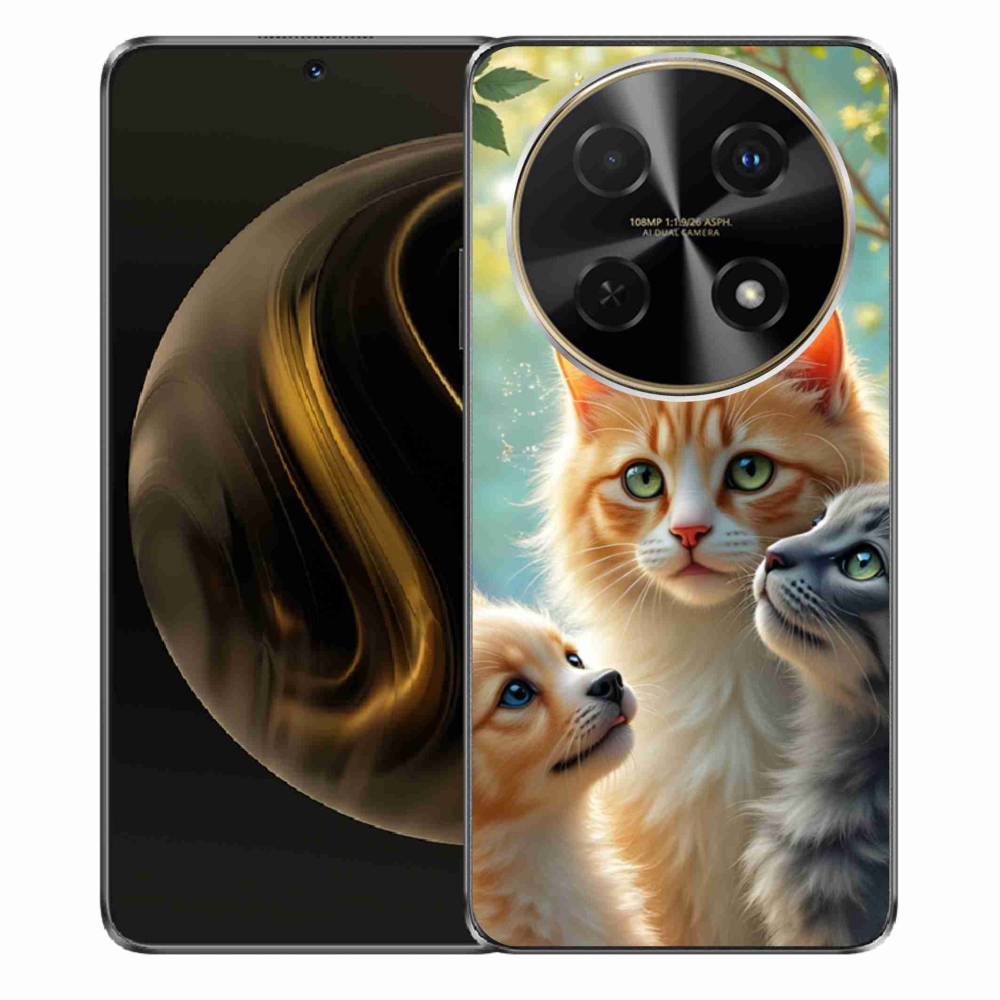 Gelový kryt mmCase na Huawei Nova 12i - zvířecí přátelství 2