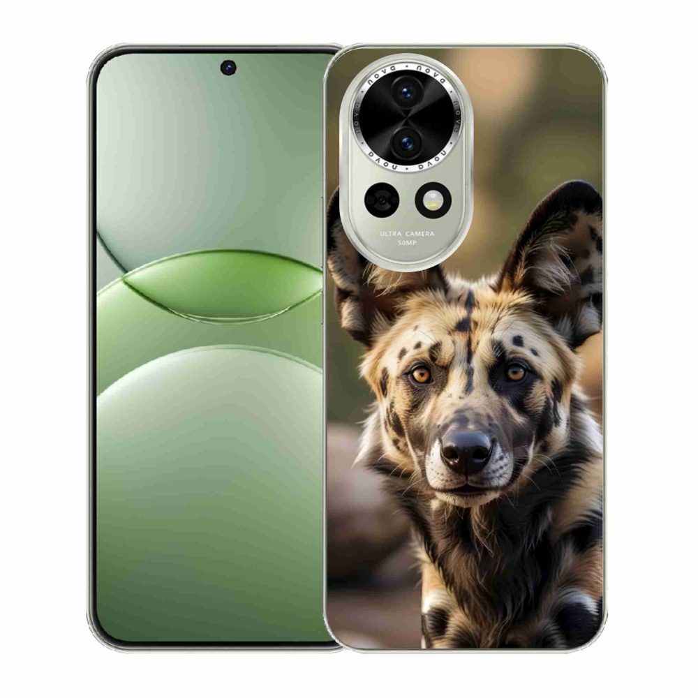 Gelový kryt mmCase na Huawei Nova 13 5G - africký divoký pes