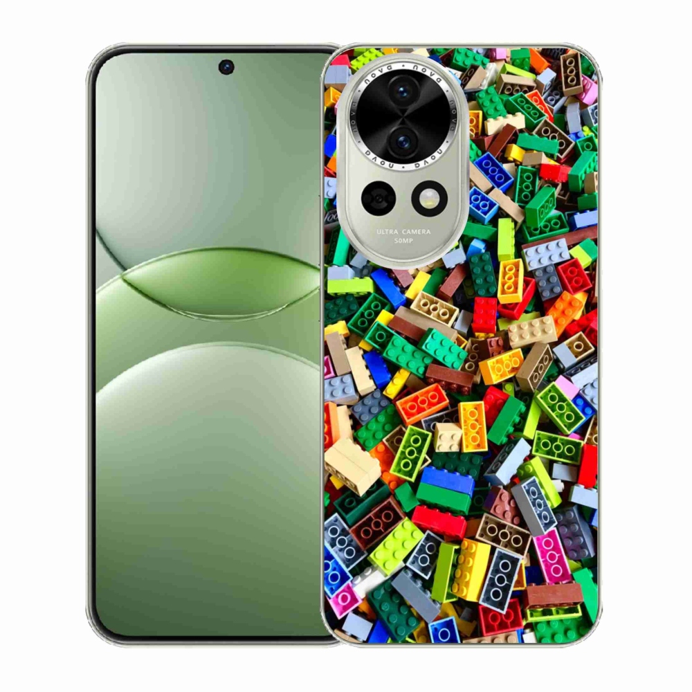 Gelový kryt mmCase na Huawei Nova 13 5G - barevné stavební kostky
