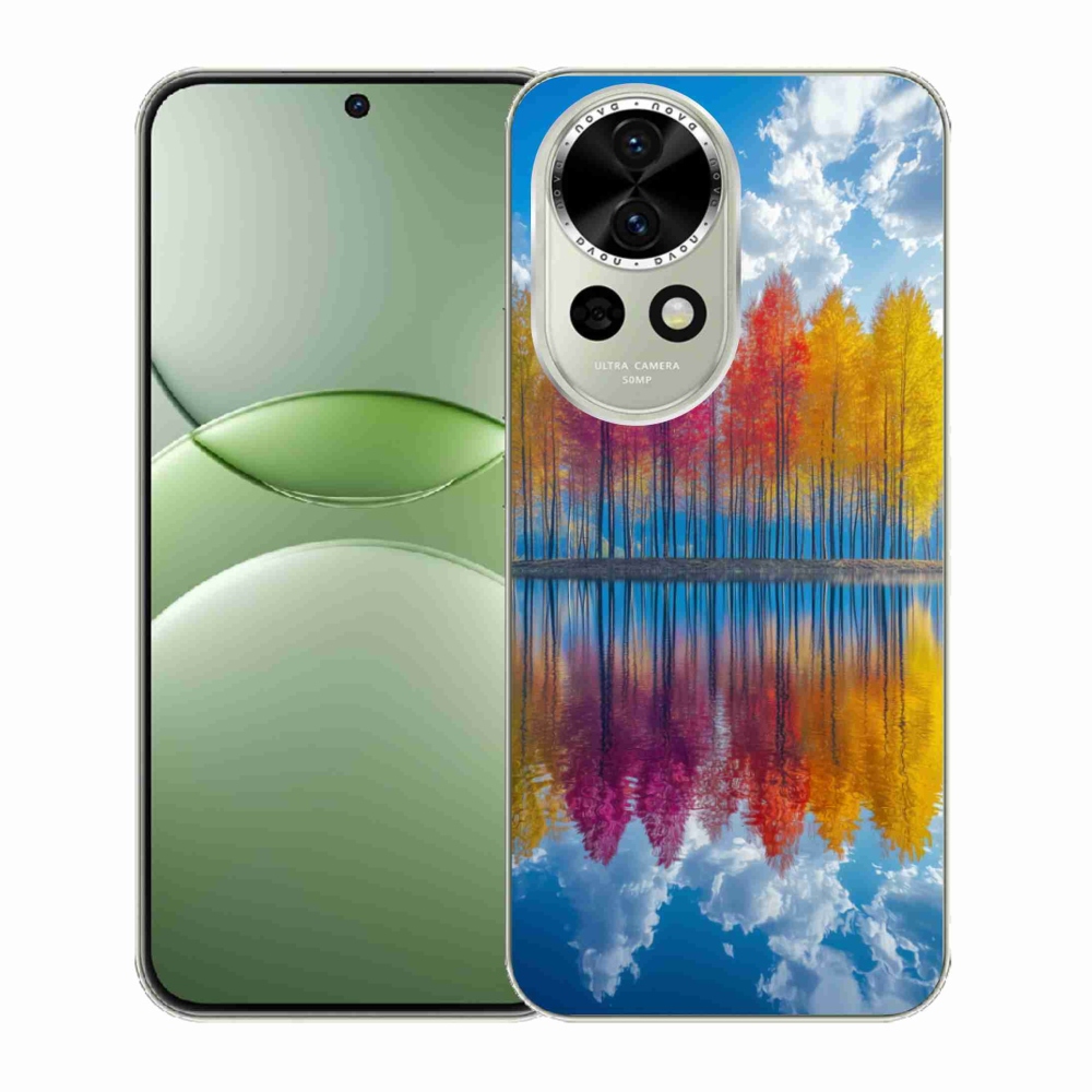 Gelový kryt mmCase na Huawei Nova 13 5G - barevné stromy