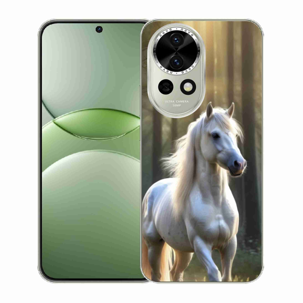 Gelový kryt mmCase na Huawei Nova 13 5G - bílý kůň 3